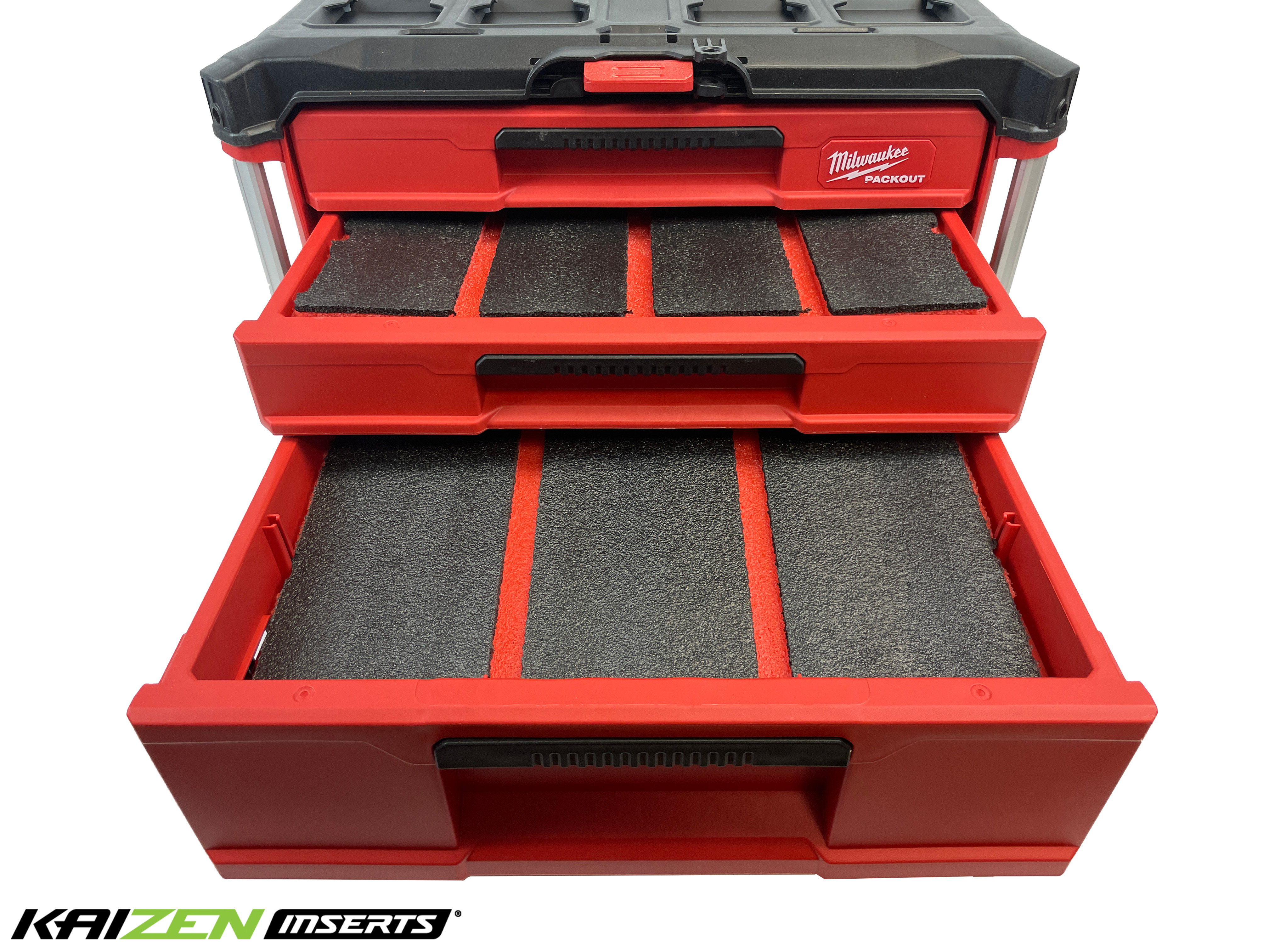 Foam Insert for Milwaukee 48-22-8447 PACKOUT 3 Drawer Tool Box